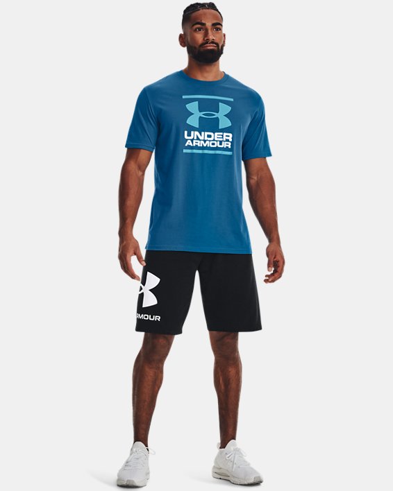 Men's UA GL Foundation Short Sleeve T-Shirt, Blue, pdpMainDesktop image number 2